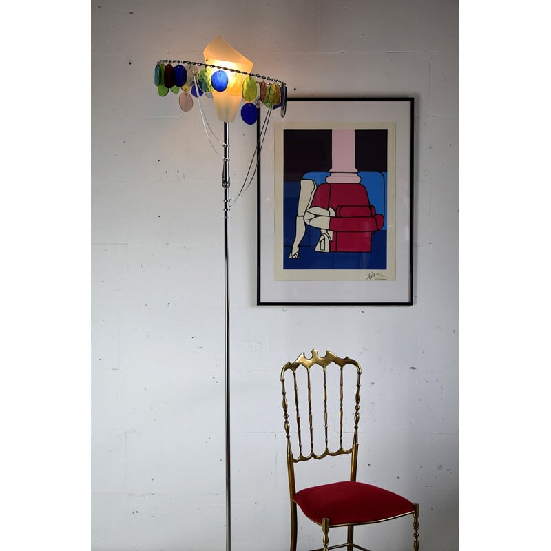 Vintage Sibari vloerlamp van Toni Cordero voor Artemide, 1990