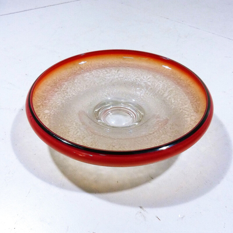 Vintage Glass bowl by WMF, Germany 1950s