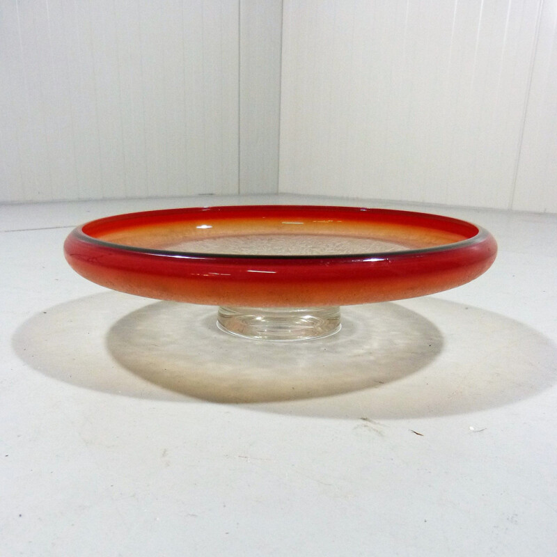 Vintage Glass bowl by WMF, Germany 1950s