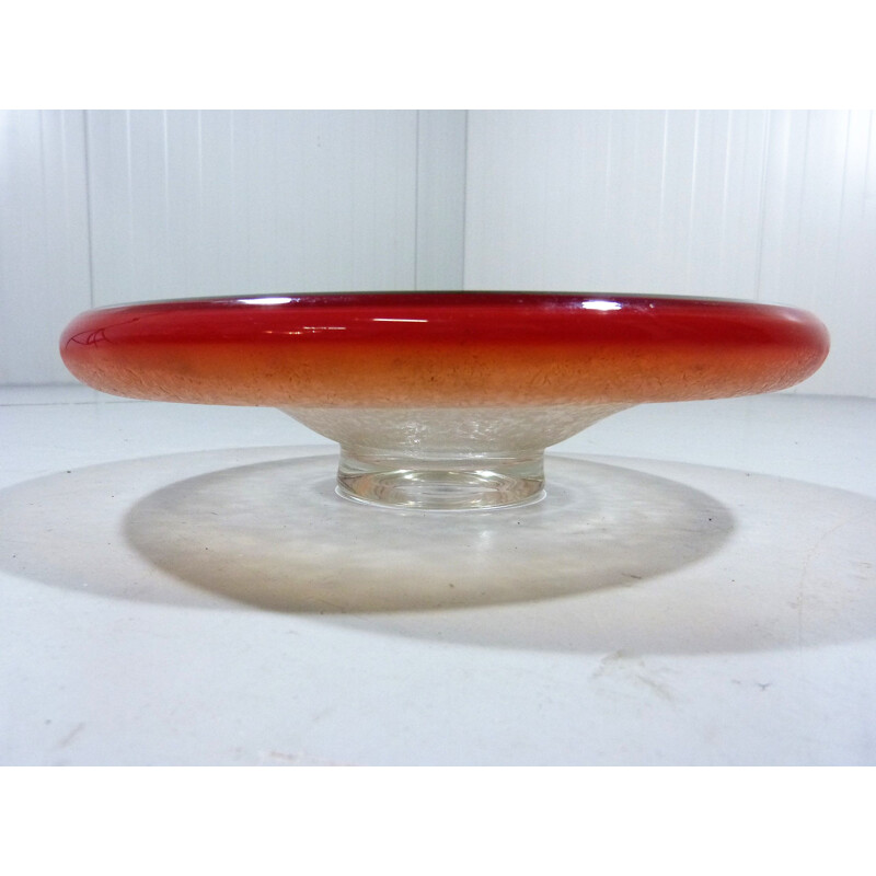 Vintage Glass bowl by WMF, Germany 1950s