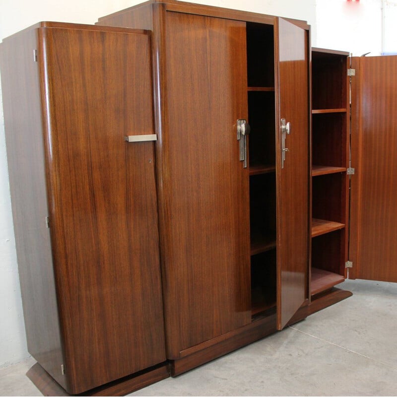 Vintage Art Deco cabinet in rosewood, France 1930