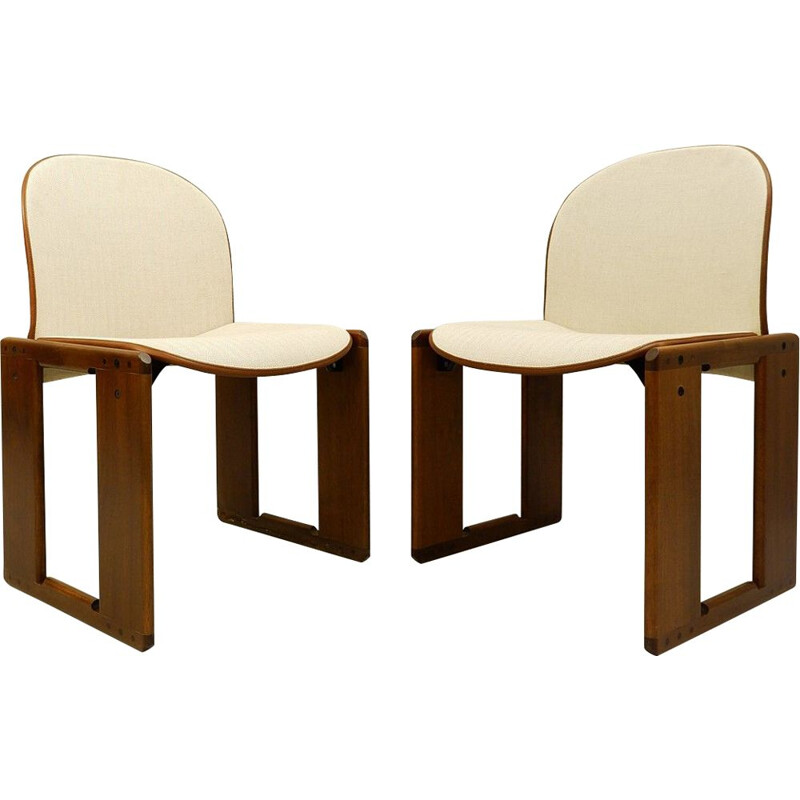 Pair Of Vintage Chairs Afra And Tobia Scarpa 1973