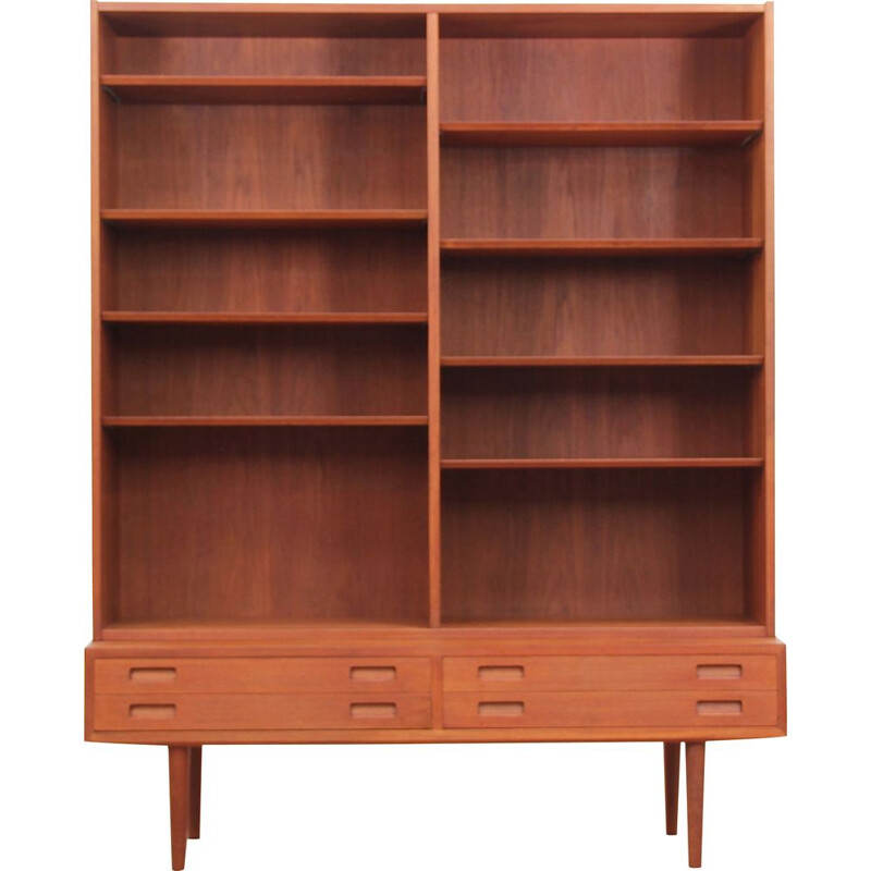 Vintage Scandinavian teak bookcase