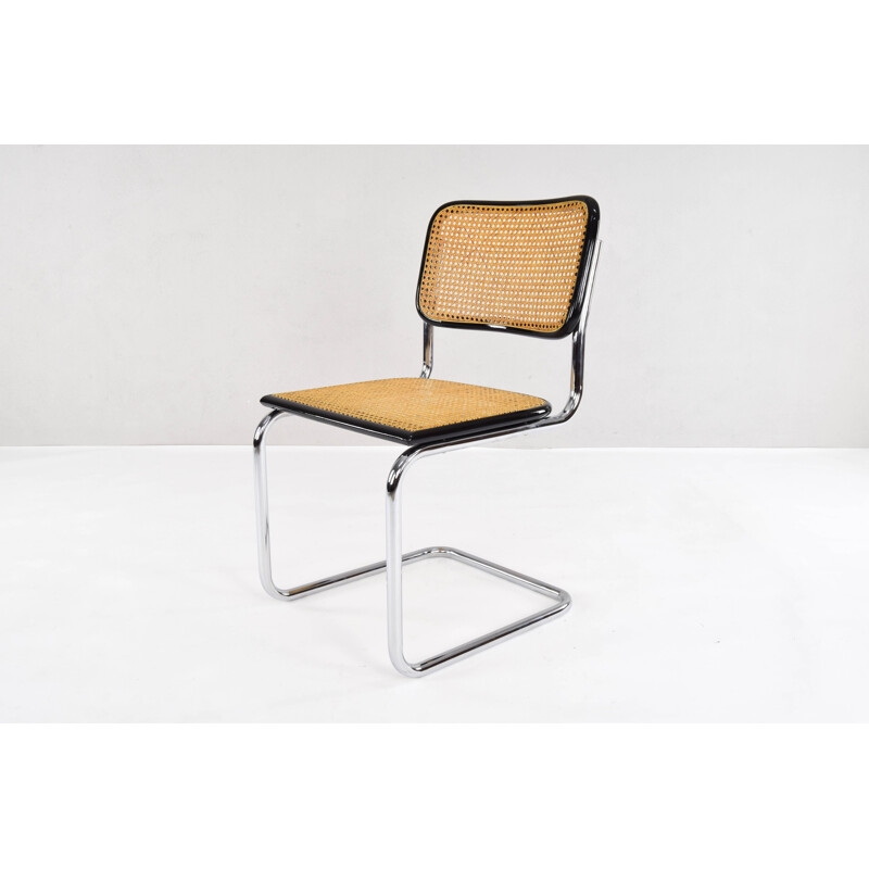 Set of 4 Cesca Chairs Marcel Breuer B32 , Italy 1970s