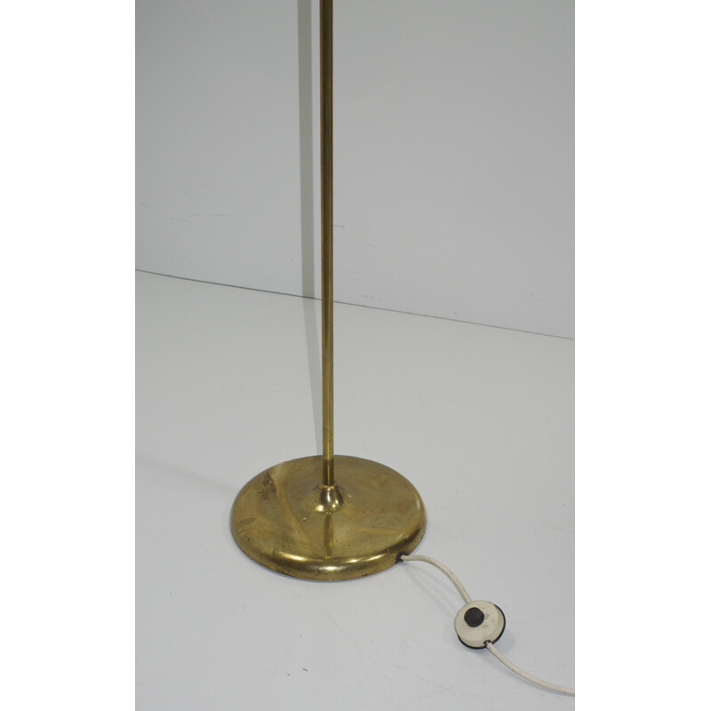 Vintage brass floor lamp by Koch-& Lowy for OMI from 1960