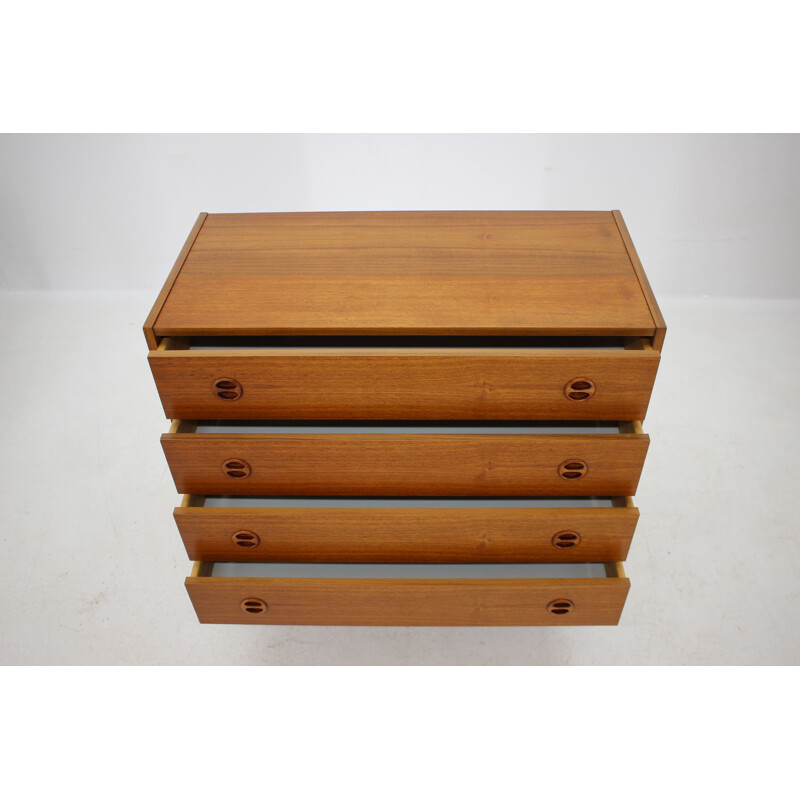 Vintage Upcycled Teak Chest of Drawers, Denmark 1960s