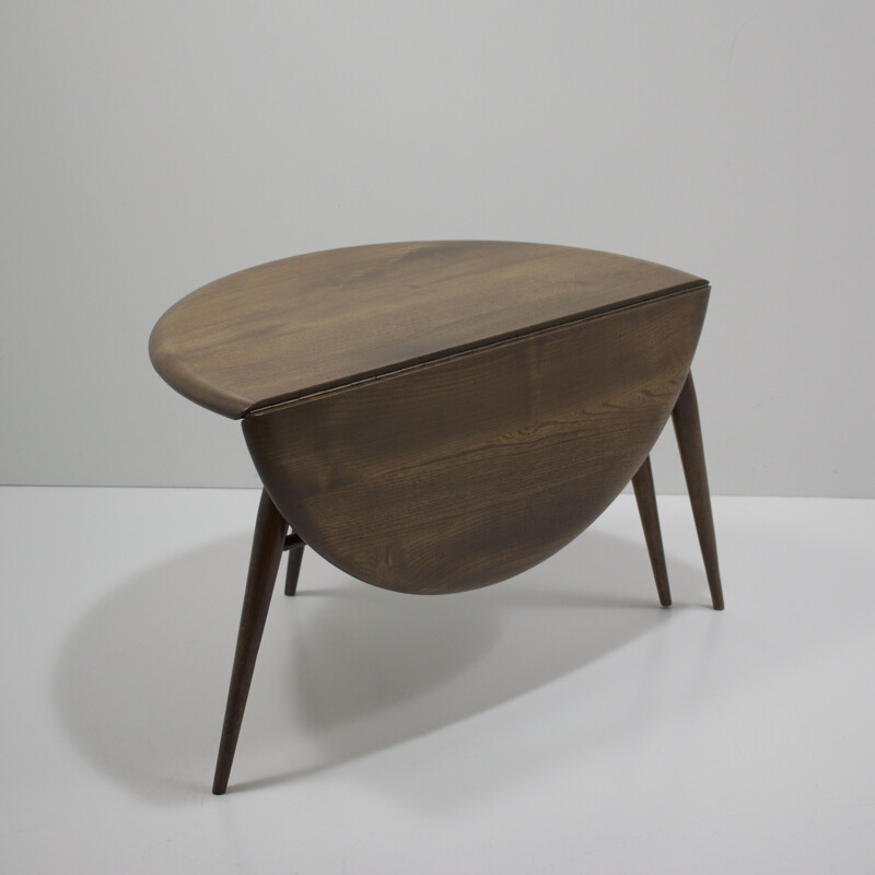 Vintage folding coffee table by Lucian Ercolani for Ercol, elm, 1960