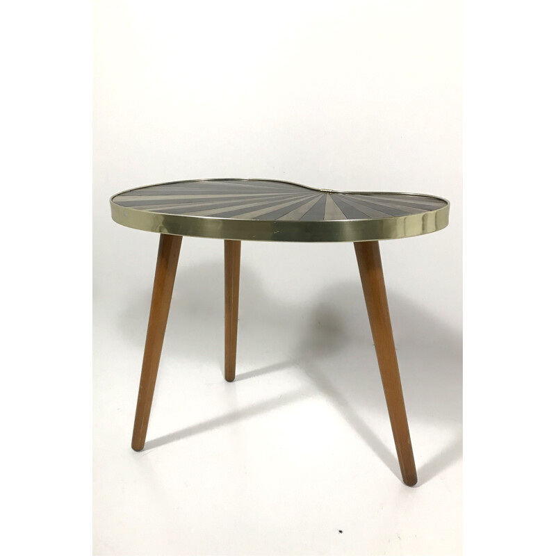 Table d'appoint vintage haricot 1950