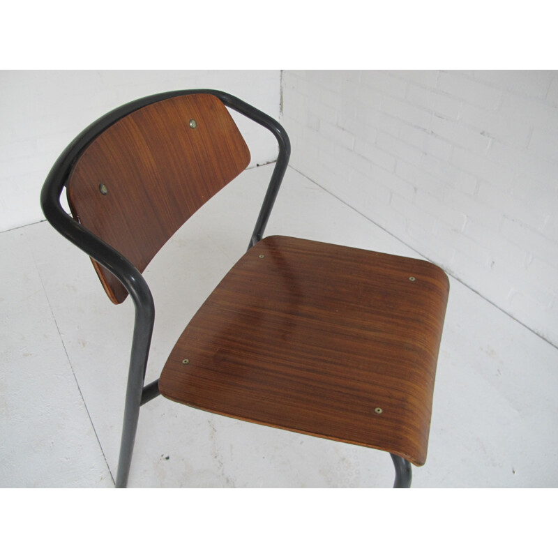 Suite de quatre chaises industrielles Marko, Ynske KOOISTRA - 1965