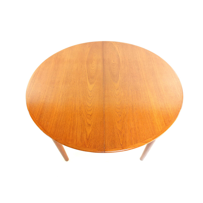  Extending Dining Table Teak Bernhard Pedersen Danish Mid Century 1960