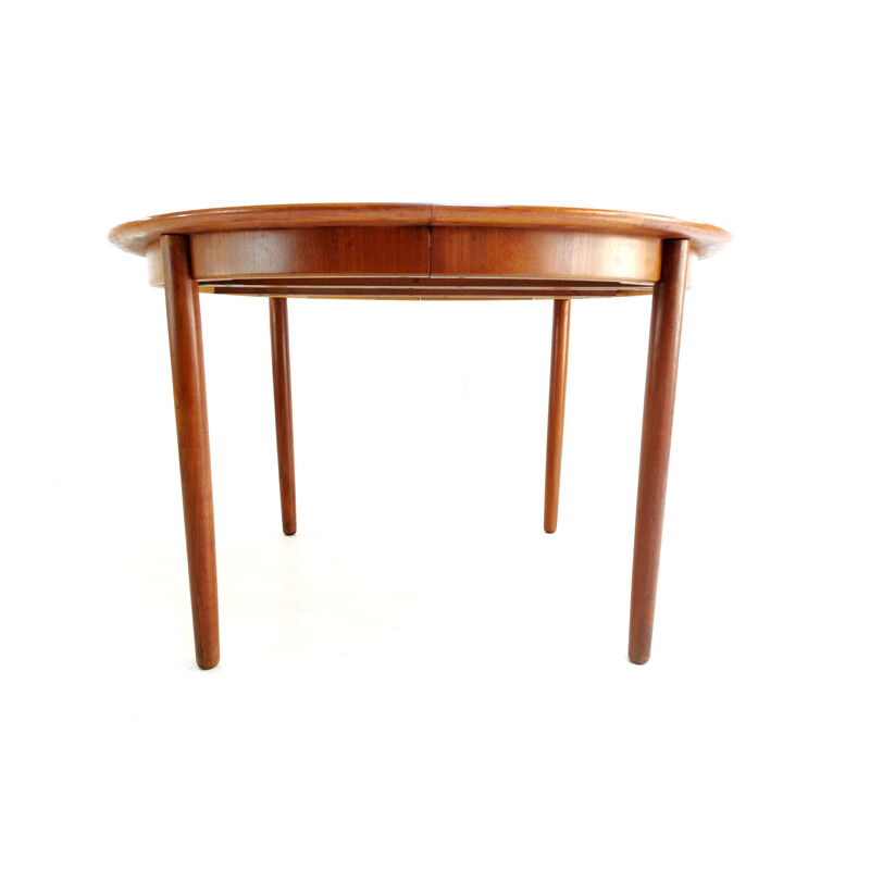  Extending Dining Table Teak Bernhard Pedersen Danish Mid Century 1960