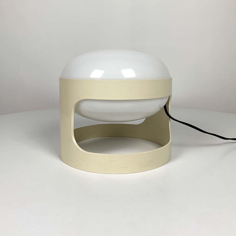 Lampe de table Vintage Cream modèle KD 27 par Joe Colombo pour Kartell 1970