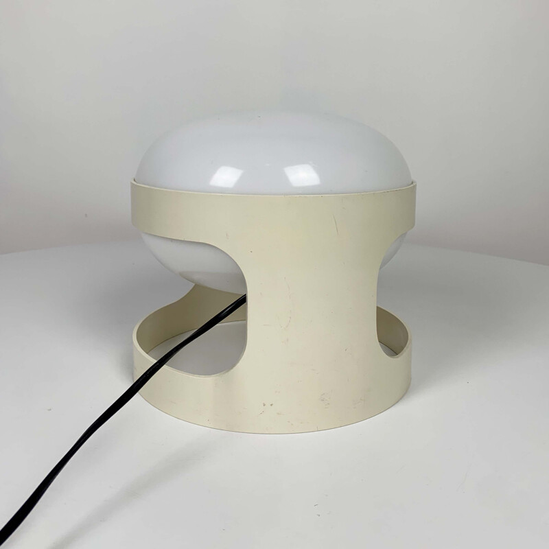 Vintage Table Lamp Cream Model KD 27  by Joe Colombo for Kartell, 1970s