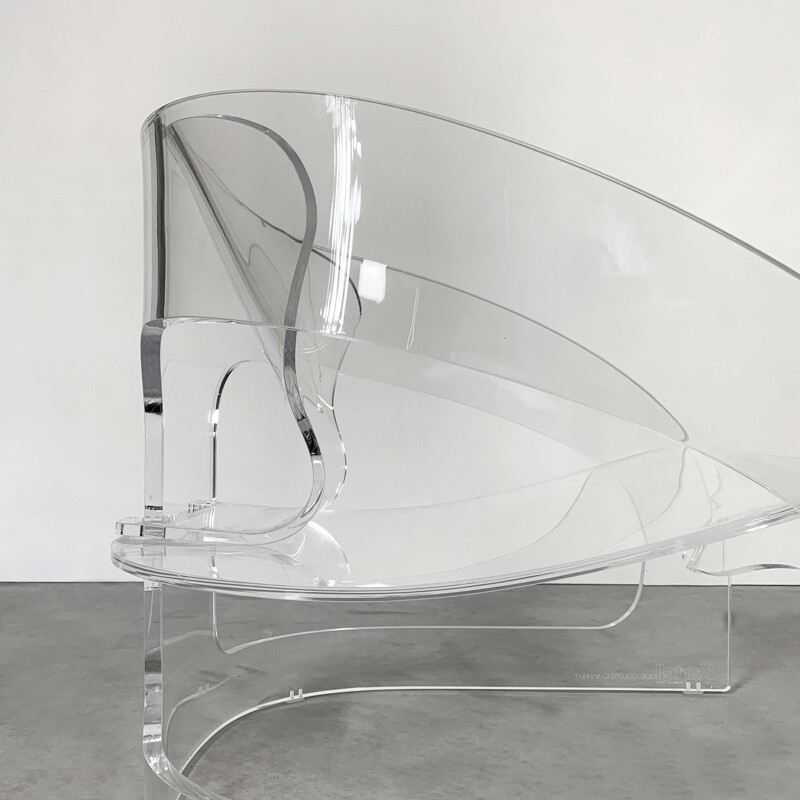 Vintage Model 4801 Armchair in Acrylic by Joe Colombo for Kartell, 2011