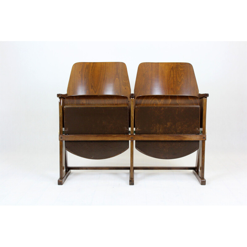 Vintage Chairs Cinema 2-Seater de Ton 1960