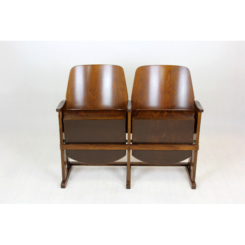 Vintage Chairs Cinema 2-Seater de Ton 1960