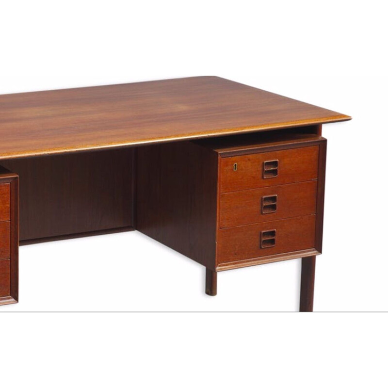 Vintage teak desk Arne Vodder for Scandinavian Sibast 1960 