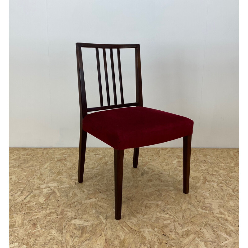 Ensemble de 8 chaises vintage en palissandre par Archie Shine 1960