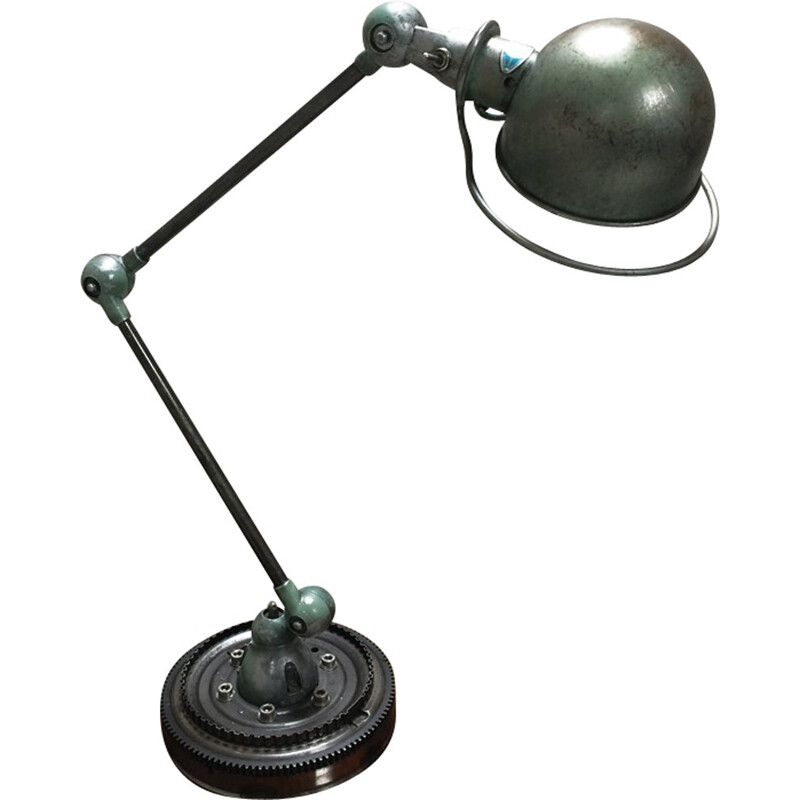 Lampe industrielle Jieldé en métal, Jean-Louis DOMECQ - 1950