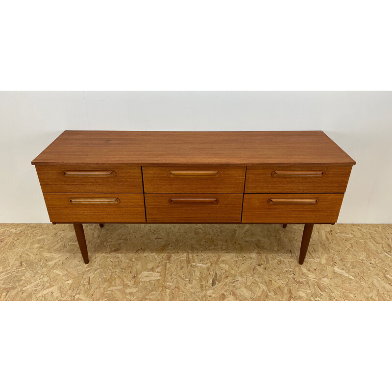 Mid Century Teak Chest of Drawers 1960s