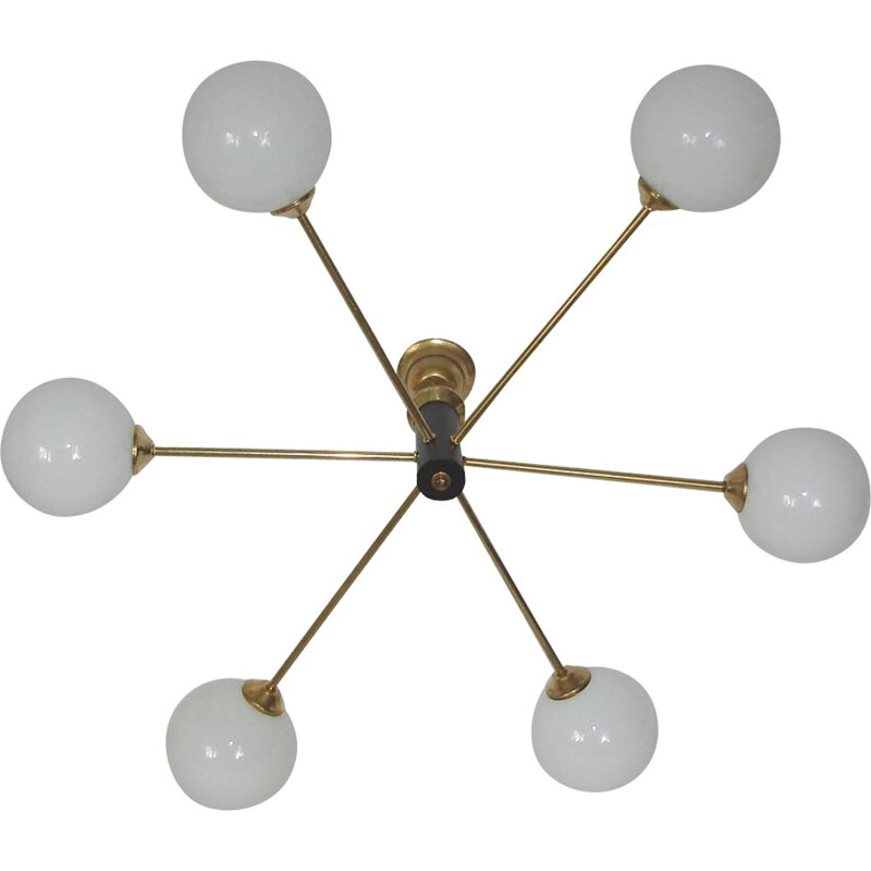 Vintage chandelier Stilnovo 1960s