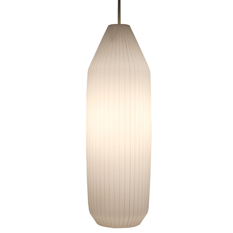 Suspension Peill & Putlzer blanche en opaline, Aloys GANGKOFNER - 1950