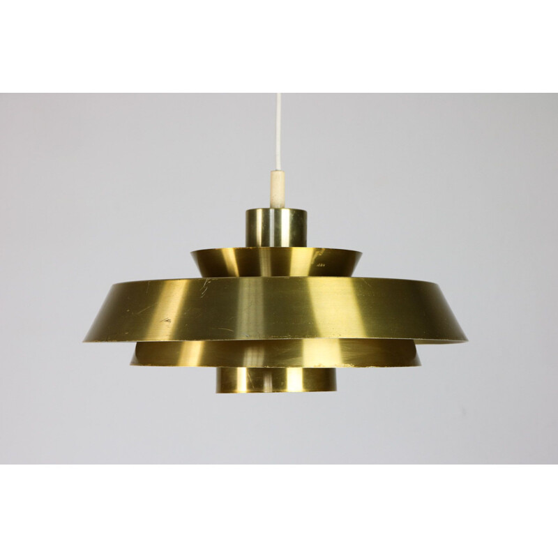 Mid-century Nova pendant lamp, Johannes Hammerborg for Fog and Mørup Danish 1960s