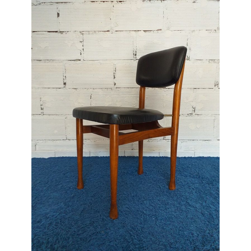 Vintage scandinavian teak chair 1970