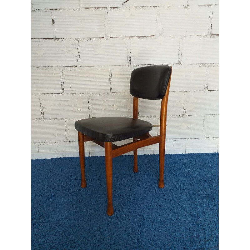 Vintage scandinavian teak chair 1970