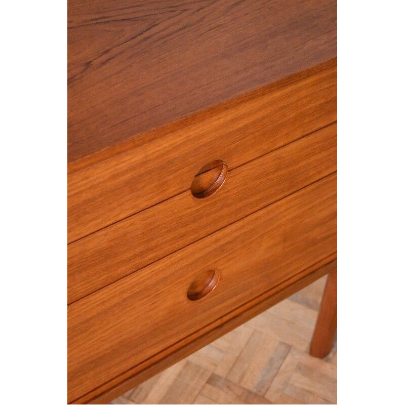 Vintage Model 386 Chest Of Drawers Teak  Kai Kristiansen For Aksel Kjersgaard