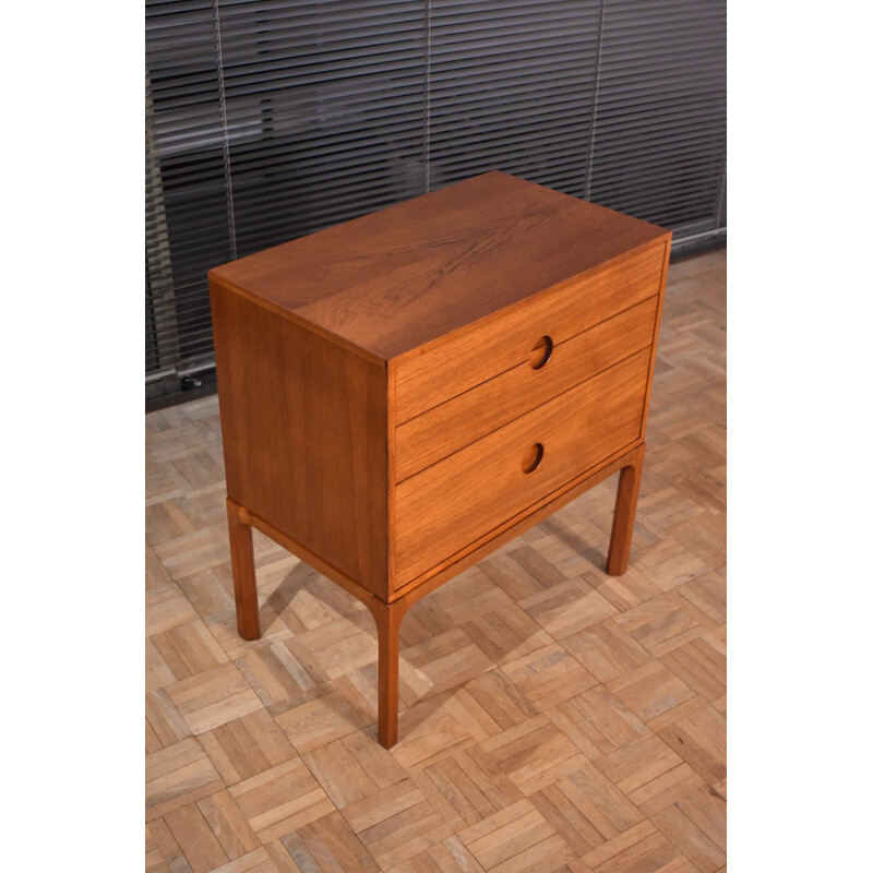 Vintage Model 386 Chest Of Drawers Teak  Kai Kristiansen For Aksel Kjersgaard