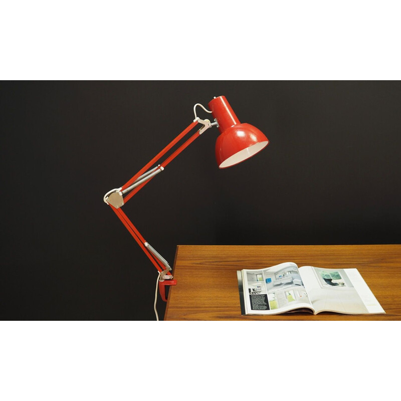 Lampe de bureau vintage Maxam usine métal, plastique Scandinave 1960