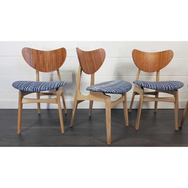 Lot de 4 chaises vintage, G-Plan Butterfly 1950