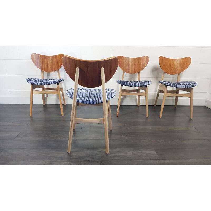 Set of 4 Vintage Dining Chairs,G-Plan Butterfly  1950s