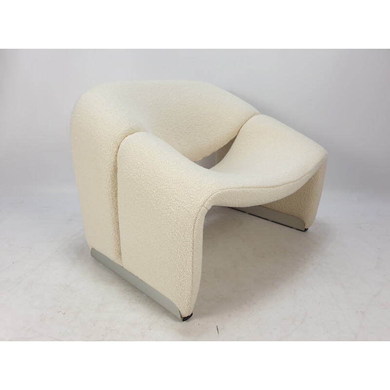 Fauteuil Lounge Vintage Groovy  Modèle F598  de Pierre Paulin pour Artifort 1980