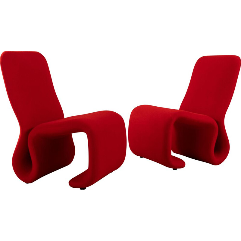 Pair of armchairs 'etcetera' by Jan Ekselius 1970