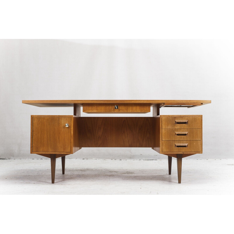 Vintage teak desk 1970s