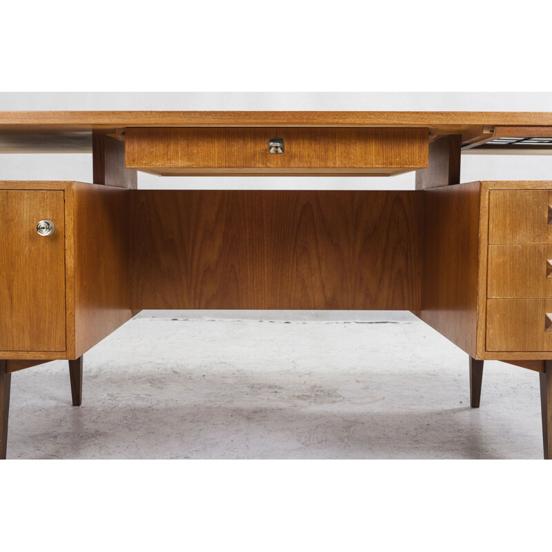 Vintage teak desk 1970s