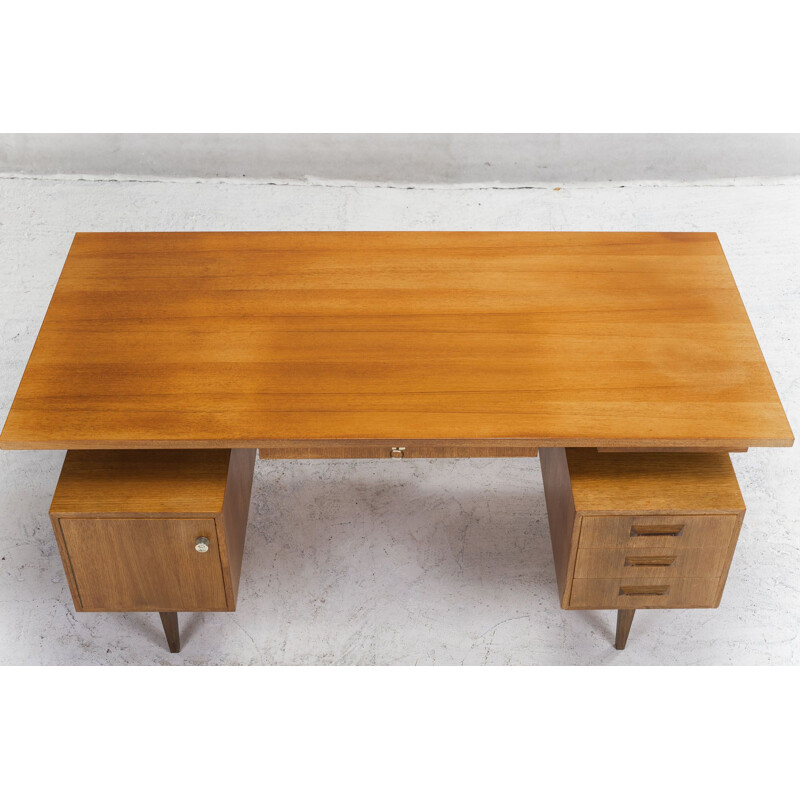 Vintage teak desk 1970s