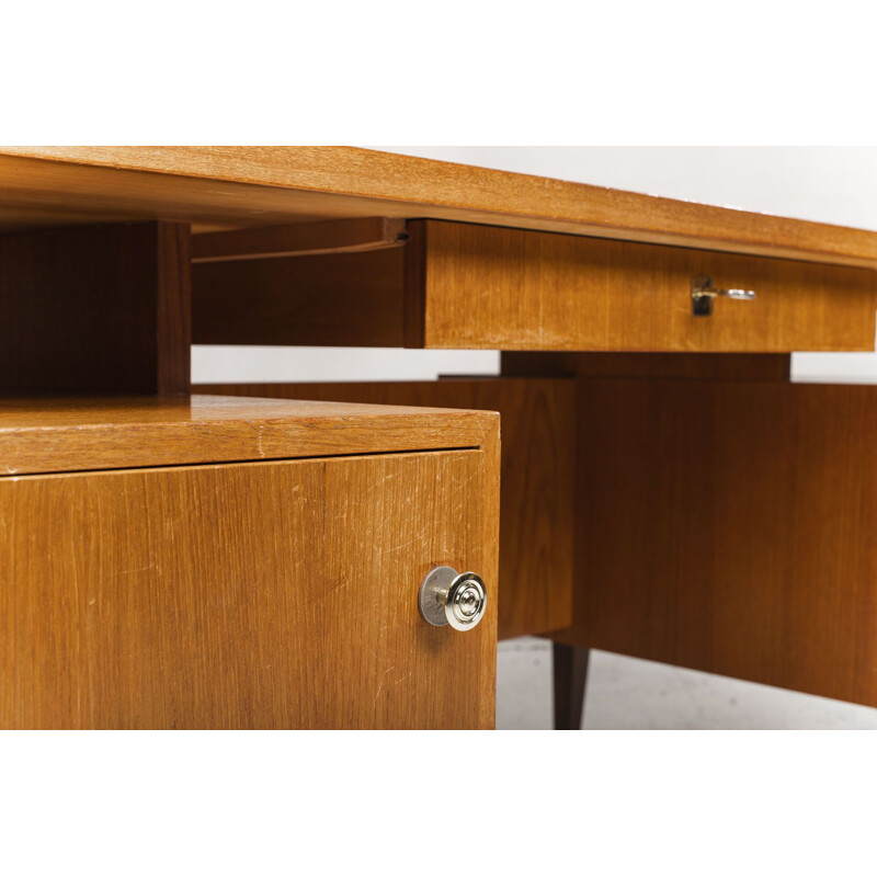 Vintage teak desk 1970s