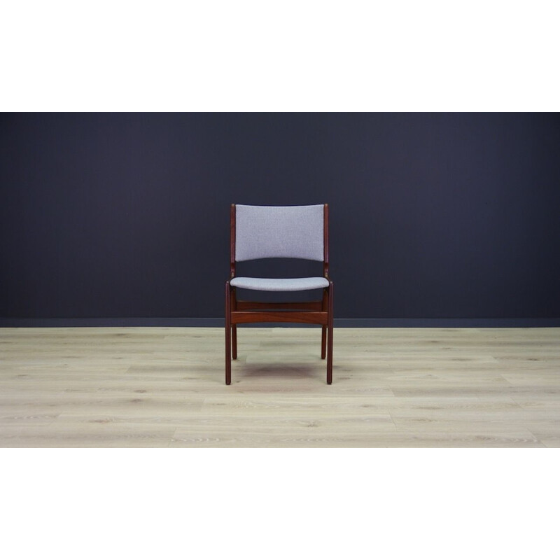 Set of 5 chairs by Johannes Andersen for Uldum Møbelfabrik Scandinavian  1970s