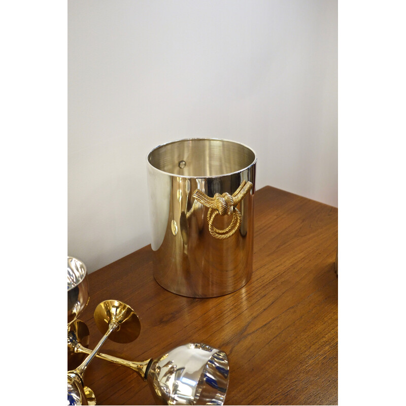 Vintage Lancel 1970 champagne bucket