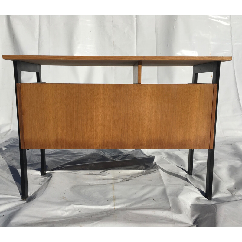 Bureau vintage en chêne 1950