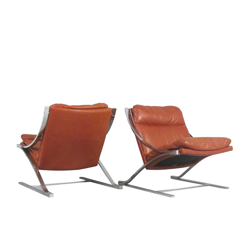 Pair of armchairs "Zeta" Paul TUTTLE - 1960s
