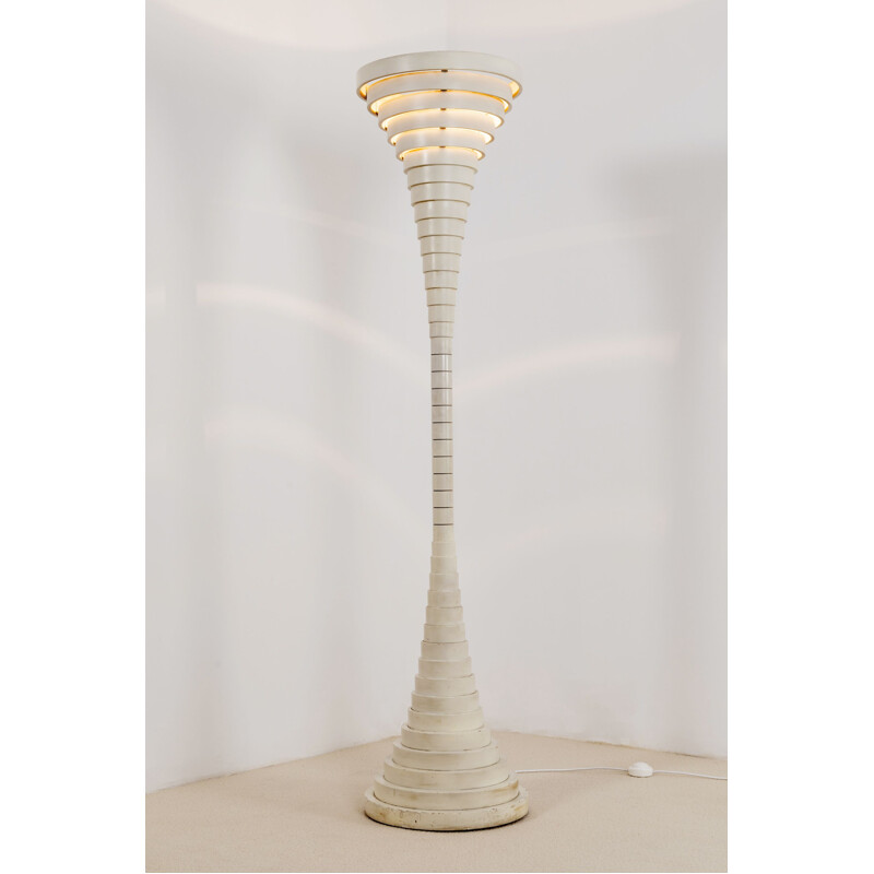 Vintage floor lamp by Silvio Bilangione and Paolo Portoghesi 1967