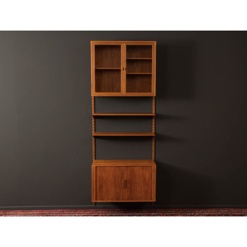 Vintage wall unit teak by Kai Kristiansen for FM Møbler 1960s