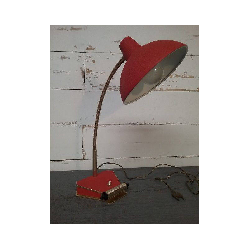 Lampe de bureau vintage calendrier Aluminor 1950