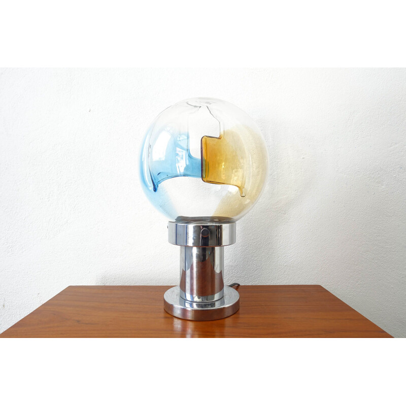 Vintage Table Lamp by Toni Zuccheri for Venini, Space Age 1960s