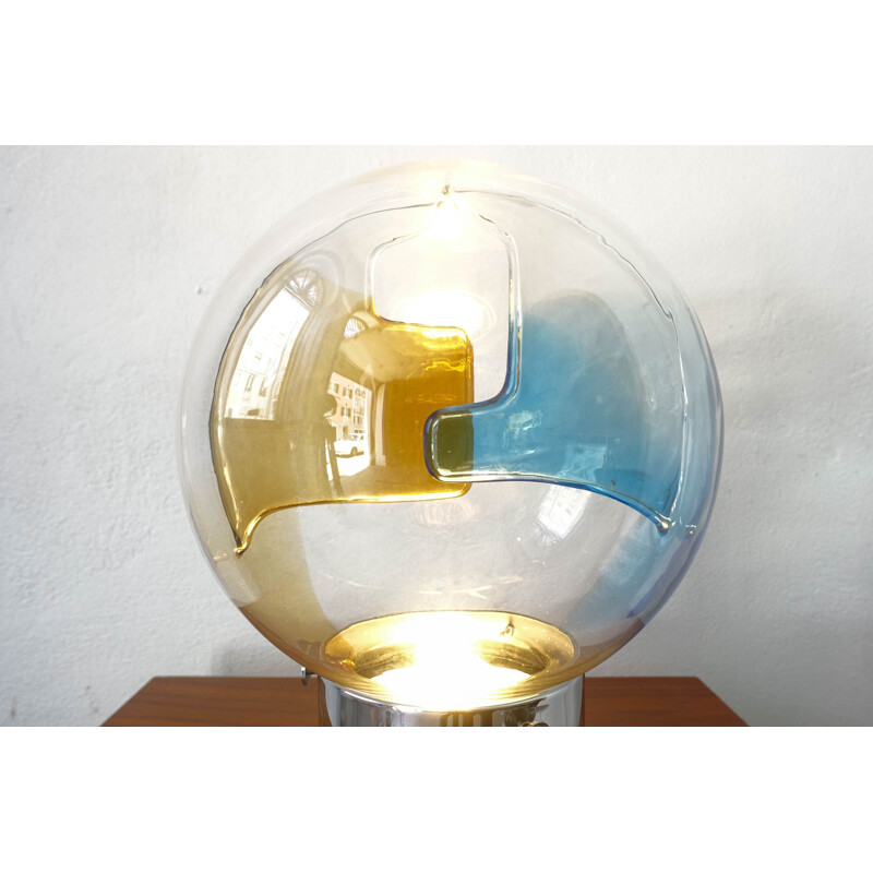 Vintage Table Lamp by Toni Zuccheri for Venini, Space Age 1960s