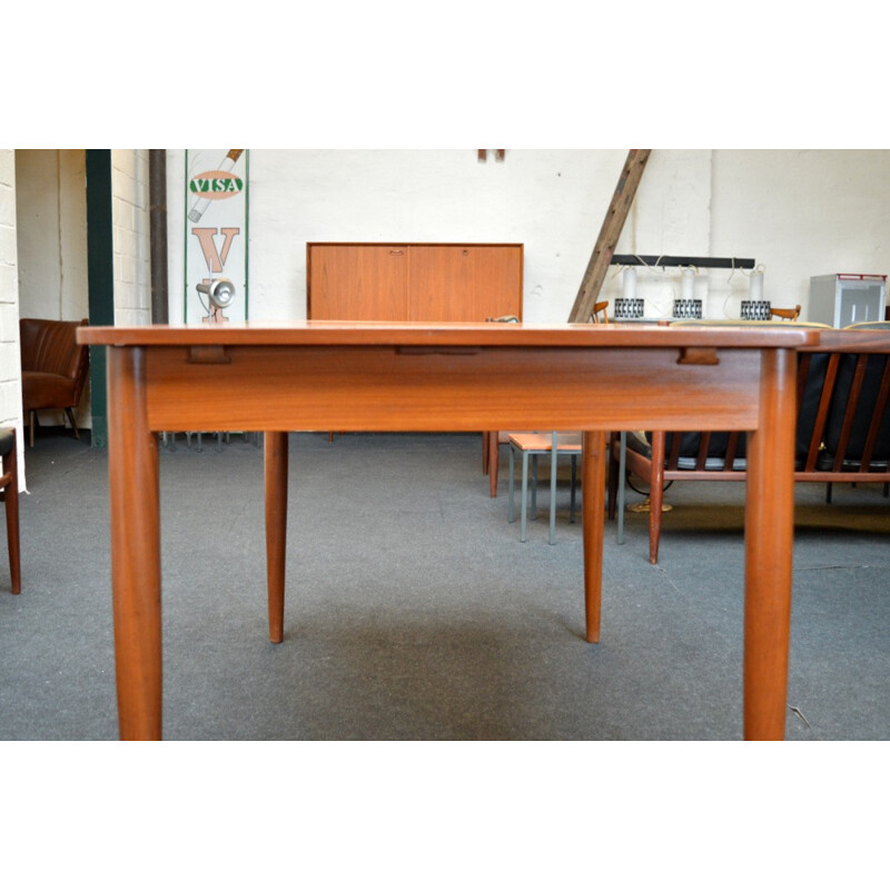 Dining set of a Pastoe extendable table and 4 chairs, Cees BRAAKMAN - 1970s